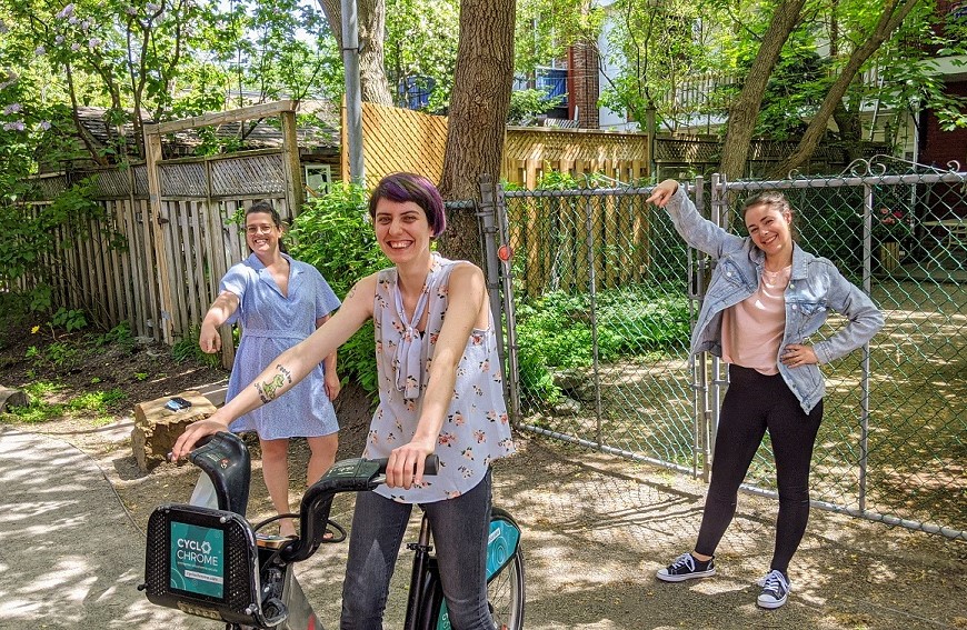 Les Srepiens à vélo